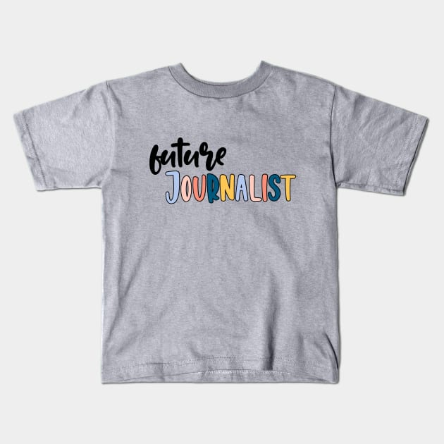 future journalist Kids T-Shirt by 3rd Gilmore Girl